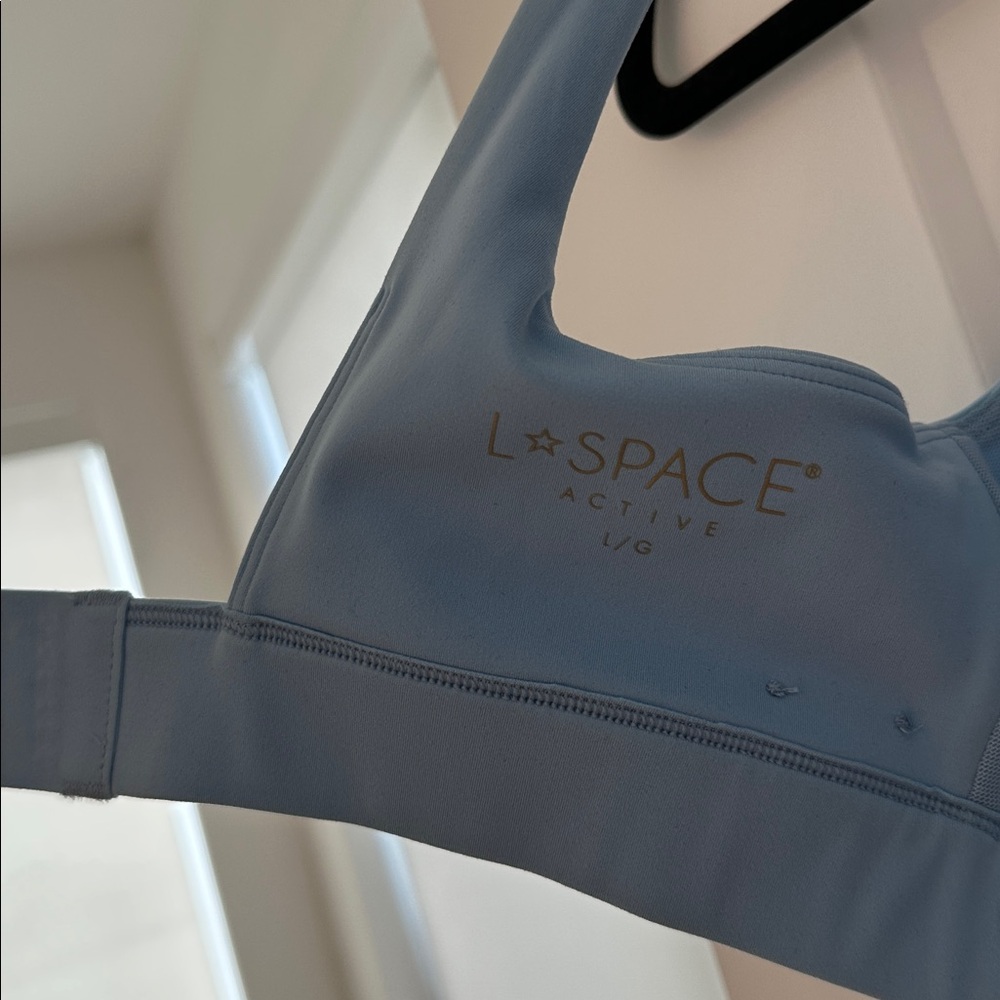 L*Space Active Sky Blue Set (M leggings L top) - Picture 8 of 8